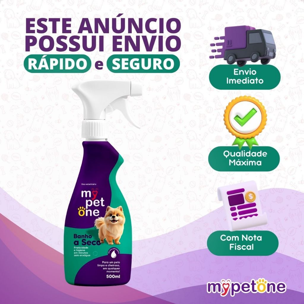 Banho a Seco Mypetone para Cães e Gatos - 500ml