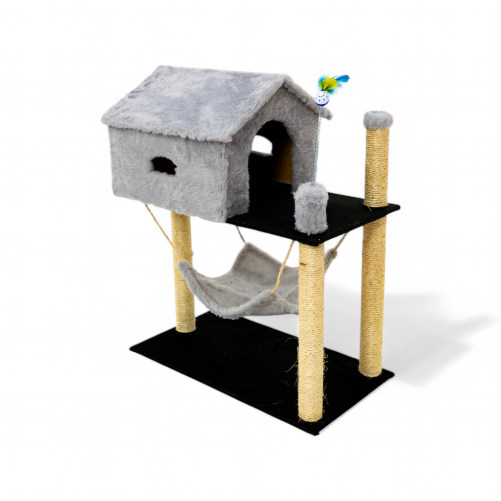 Arranhador Para Gatos Com Casinha Playground