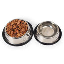 Comedouro Bebedouro Inox Antiderrapante Para Pet Cachorro Gato Porte Pequeno Médio Grande 4.9