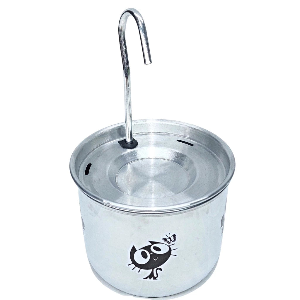 Bebedouro Para Gatos 2,0 Litros - Modelo em Alumínio - BIVOLT