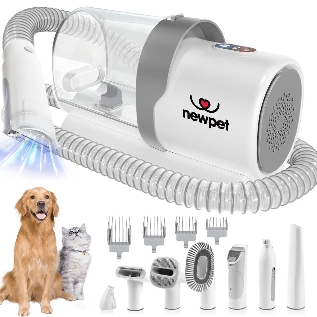 Kit Banho e Tosa Profissional Aspirador + Secador + Soprador + Mesa + 8 Tesouras