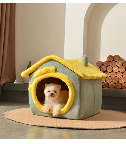 Casa Para Cães E Gatos, Mantenha Aquecido, Adequada Para Todas As Estações, Lavável Removível, Suprimentos Para Animais