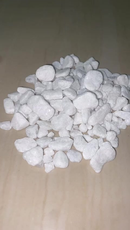 Pedra Seixo Branco de Jardim Dolomita 05 kg - PREÇO DE FABRICA - Para decoração de vasos e jardins