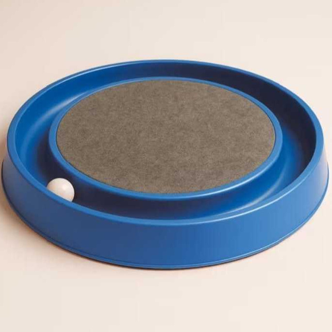 Arranhador Para Gatos Redondo Com Bolinha Interativo Relax Antiestresse Brinquedos Para Gatos