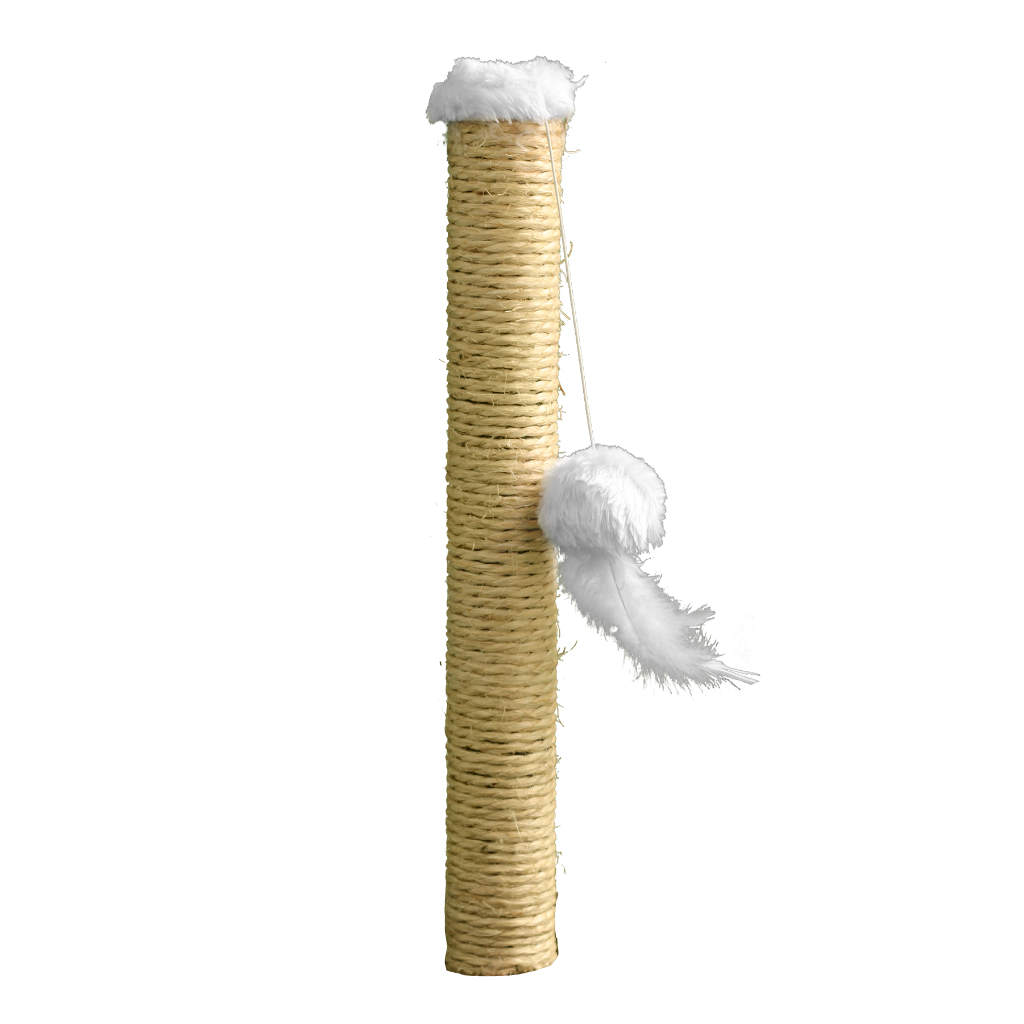 Reposição De Poste Sisal Arranhador Para Gatos - Tubão Com Bolinha Miupet