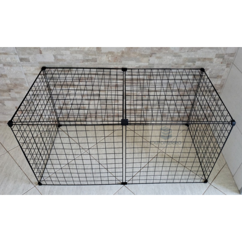 Cercado Para Coelho 60cm de Altura Com Teto