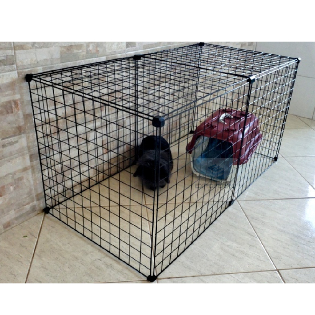 Cercado Para Coelho 60cm de Altura Com Teto