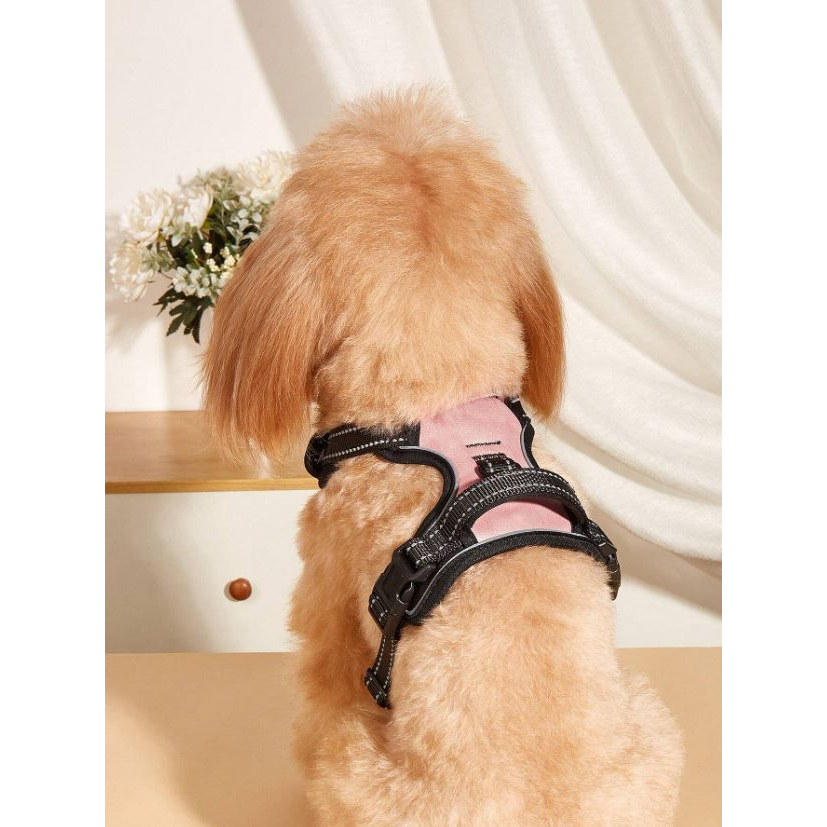 Peitoral Coleira Super Reforçada Refletiva C/ Regulagem Cachorro Grande e Médio Porte Passeio Pet LR-0189