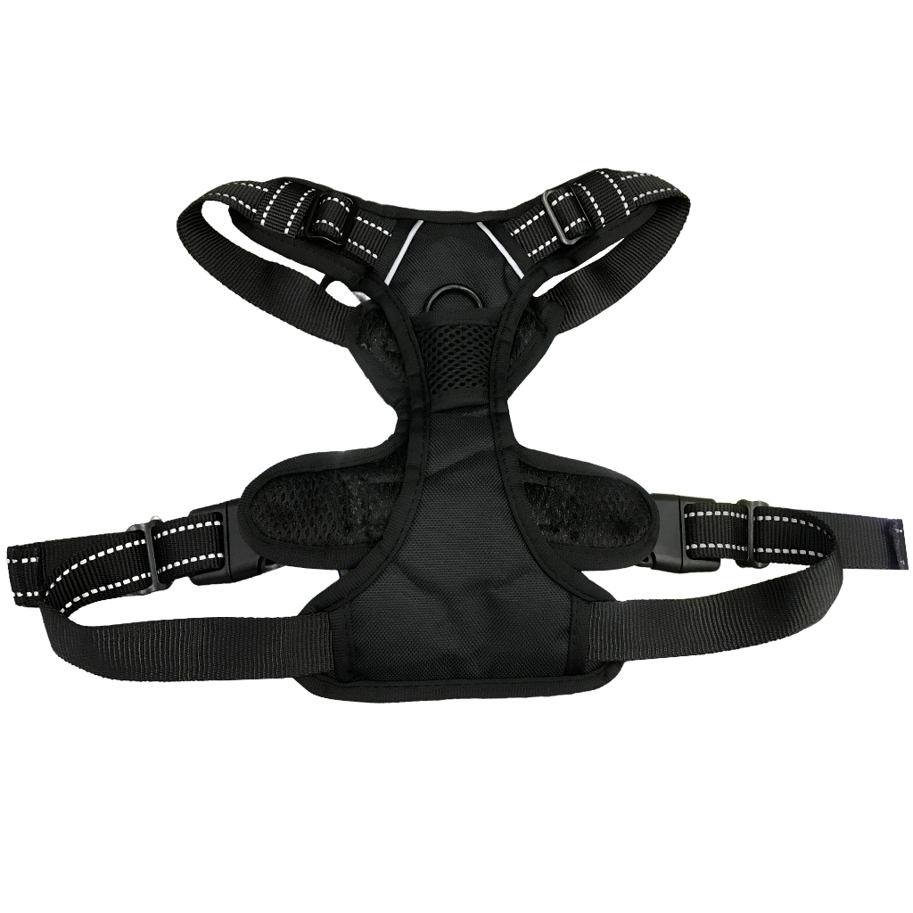 Peitoral Coleira Super Reforçada Refletiva C/ Regulagem Cachorro Grande E Médio Porte Passeio Pet Lr-0189