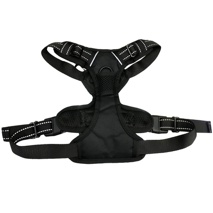 Peitoral Coleira Super Reforçada Refletiva C/ Regulagem Cachorro Grande E Médio Porte Passeio Pet Lr-0189