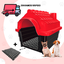Casinha Pet Cachorro N2 + Caminha Pequenas Raças Casa Cães Gatos Conforto