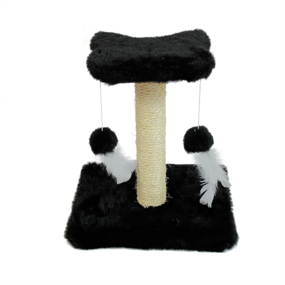 Arranhador Para Gato Poste De Sisal Com Duas Bolinhas - Miupet