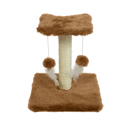 Arranhador Para Gato Poste De Sisal Com Duas Bolinhas - Miupet