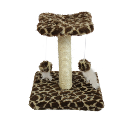 Arranhador Para Gato Poste De Sisal Com Duas Bolinhas - Miupet