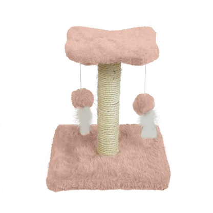 Arranhador Para Gato Poste De Sisal Com Duas Bolinhas - Miupet