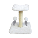Arranhador para gato poste de sisal com Duas Bolinhas - MIUPET