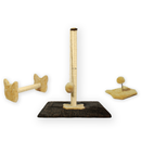 Kit dois Arranhador de Sisal Gato e Brinquedo Mola Maluca MIUPET