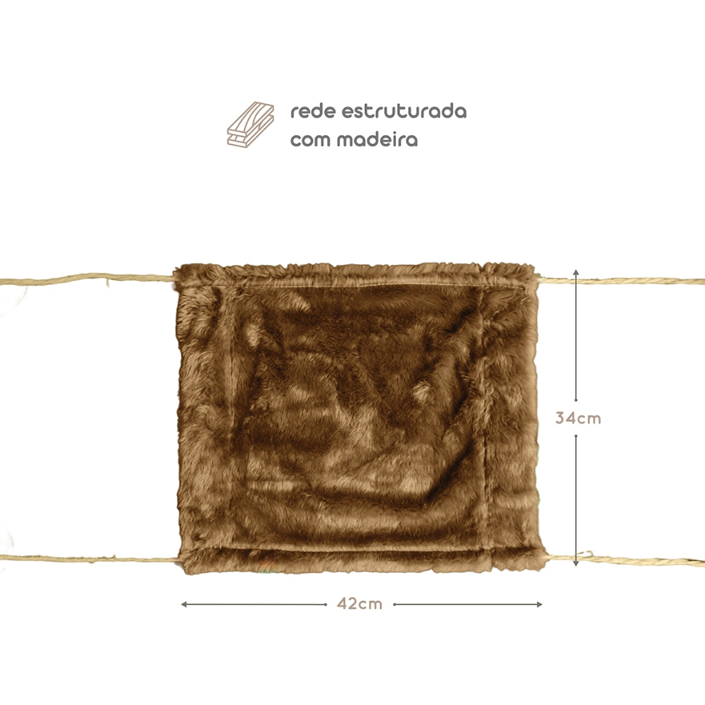Kit Arranhador 2 Bases e Casa com Rede Sisal para Gato