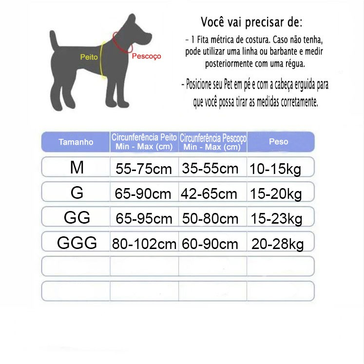 Peitoral Coleira Super Reforçada Refletiva C/ Regulagem Cachorro Grande e Médio Porte Passeio Pet LR-0189