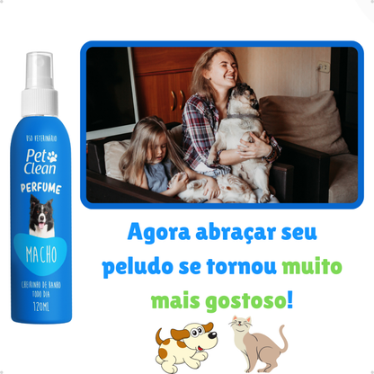 Perfume para Cachorro e Gato Pet Clean - 120 ml