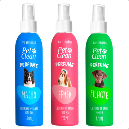 Perfume para Cachorro e Gato Pet Clean - 120 ml