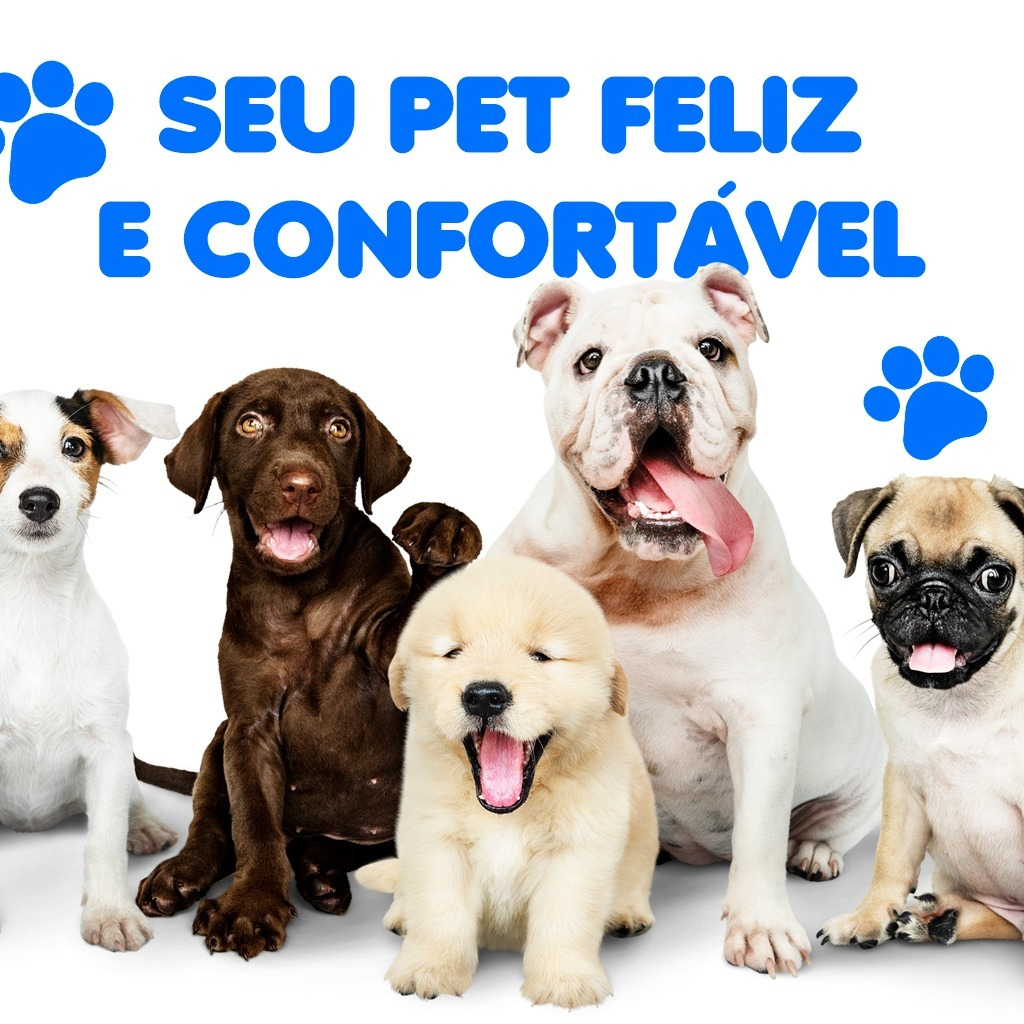 Cama Pet Grande Para Cães e Gatos Colchonete Pet 70x60 Com Zíper Colchonete Fundo Emborrachado