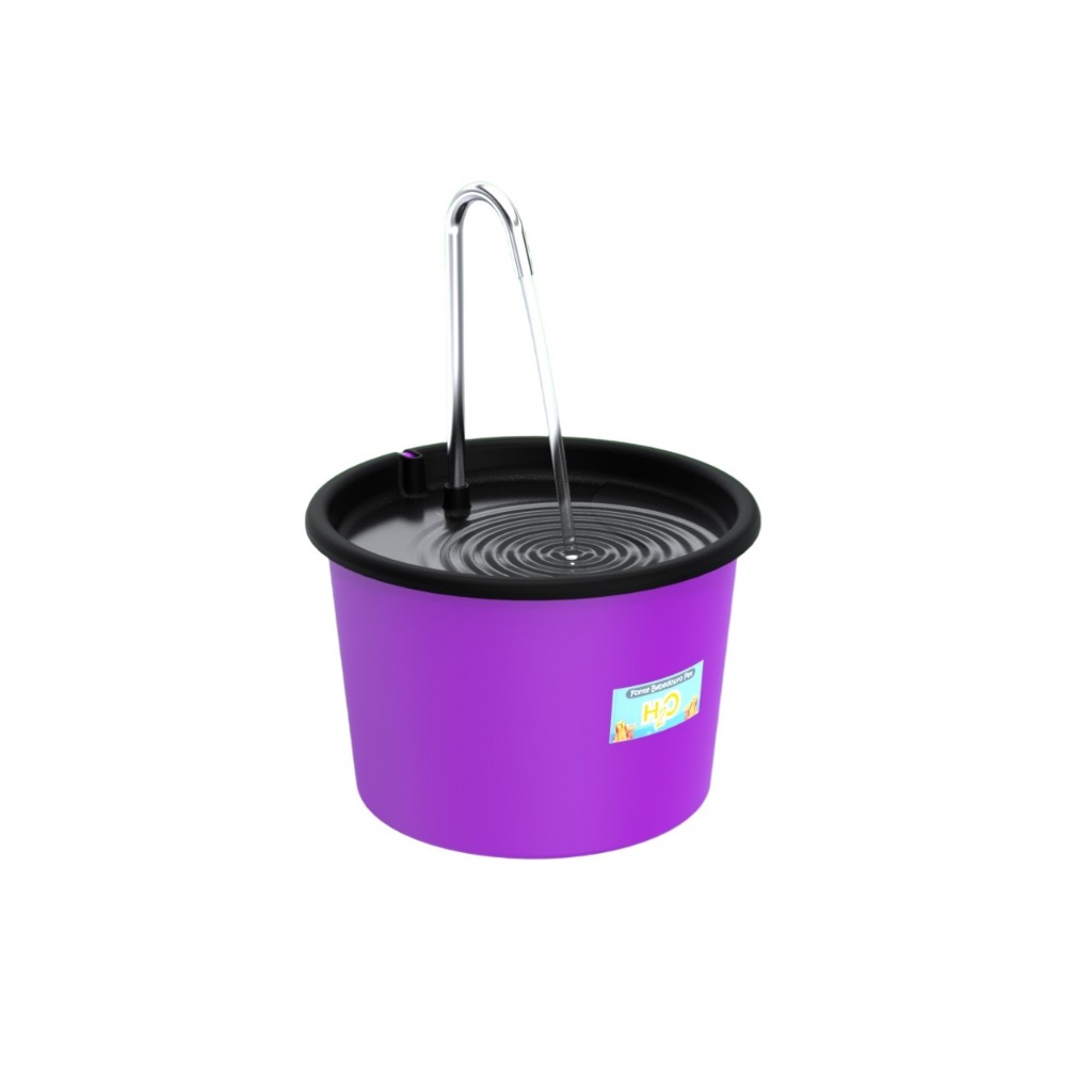 Fonte Bebedouro H2O Plus Para Cães E Gatos De 1.5 Litros Com Torneira Inox