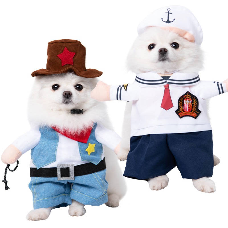 Fantasia De Animal De Estimação/Cachorro Deadly/Cosplay hoodie Do Cão Dia Das Bruxas Roupa Transformação outfit