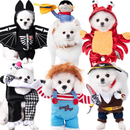 Fantasia De Animal De Estimação/Cachorro Deadly/Cosplay hoodie Do Cão Dia Das Bruxas Roupa Transformação outfit