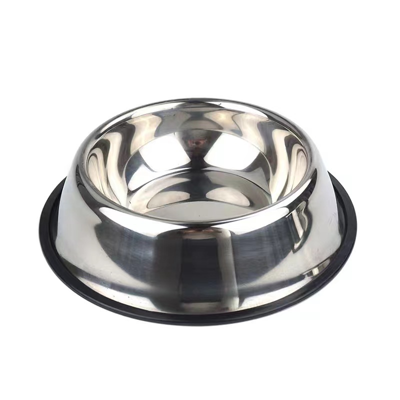 Comedouro Pote Comida Ração Água Pet Cães Gatos Inox Antiderrapante - Comedouro Para Cachorro Inox