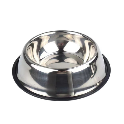 Comedouro Pote Comida Ração Água Pet Cães Gatos Inox Antiderrapante - Comedouro Para Cachorro Inox