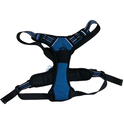 Peitoral Coleira Super Reforçada Refletiva C/ Regulagem Cachorro Grande E Médio Porte Passeio Pet Lr-0189