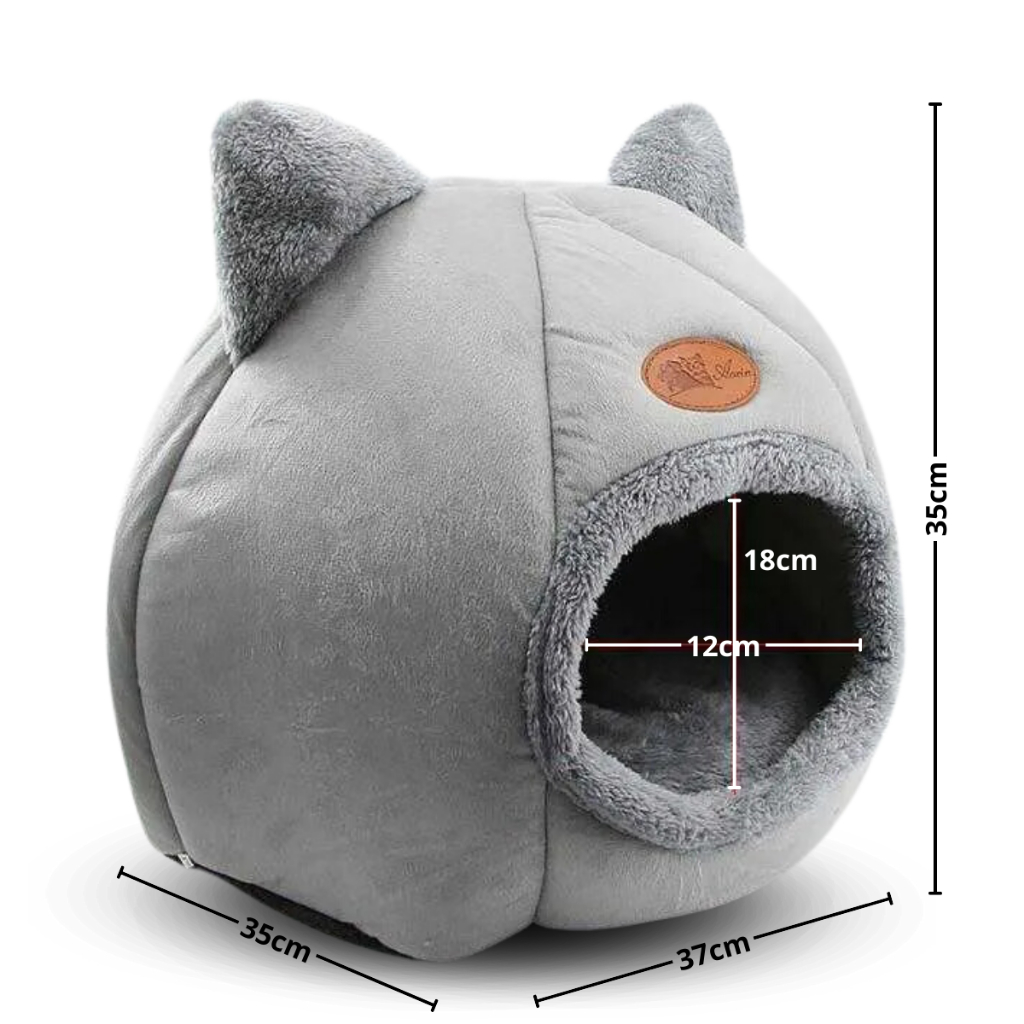 Casinha Cama Toca Tenda Gato Cães Cachorro Iglu Impermeável Lavável Pet Luxo Premium Pet Shop