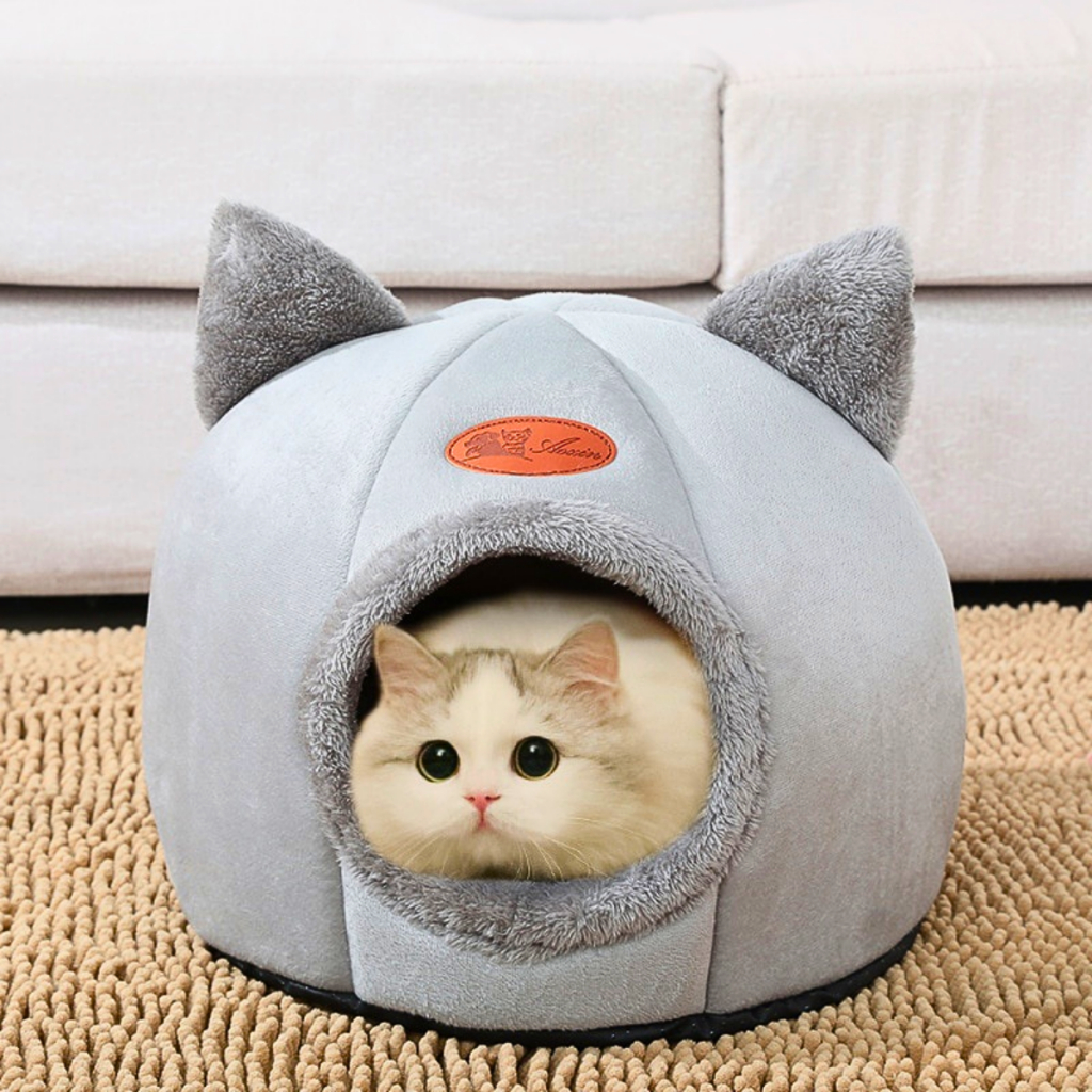 Casinha Cama Toca Tenda Gato Cães Cachorro Iglu Impermeável Lavável Pet Luxo Premium Pet Shop