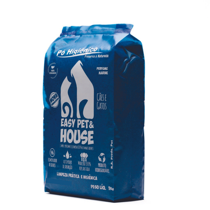 Pó Higiênico Eliminador De Odores Easy Pet & House 1 Kg