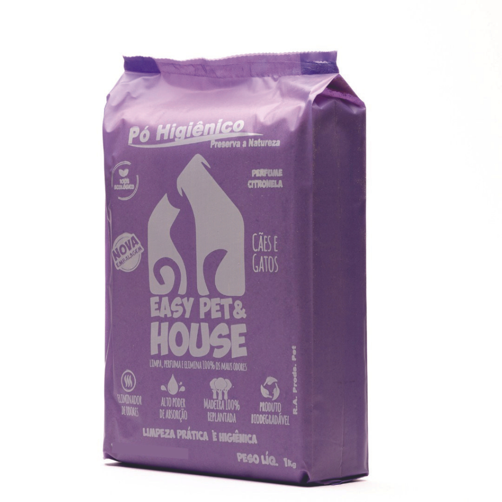 Pó Higiênico Eliminador De Odores Easy Pet & House 1 Kg