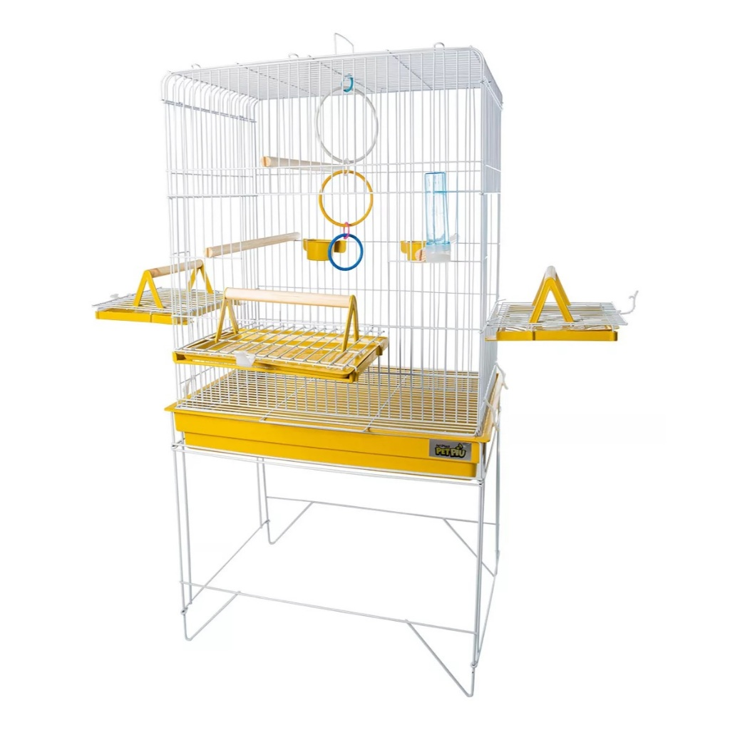 Viveiro Gaiola Calopsita Gaiolas Para Pássaros Aves Triplex Jel Plast Grande (Atenção Dois Modelos No Anúncio)