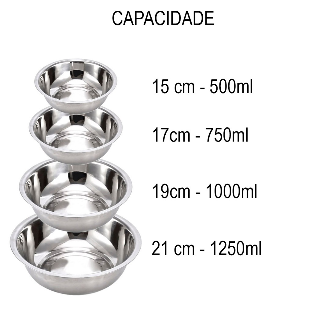 Vasilha Comedouro pote tigela inox para cães e gatos pet cachorro