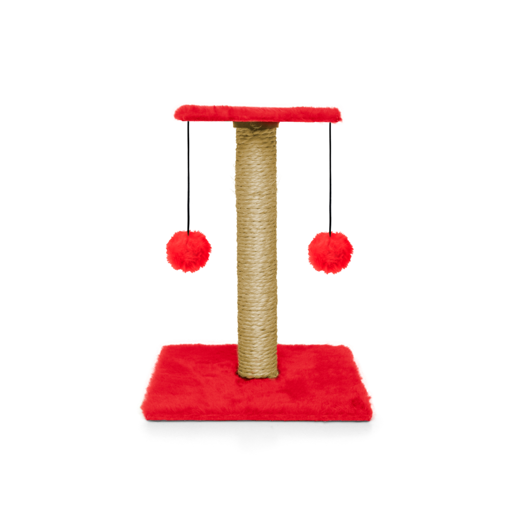 Arranhador Para Gatos Poste Com Brinquedo Gato Duplo Exclusivo