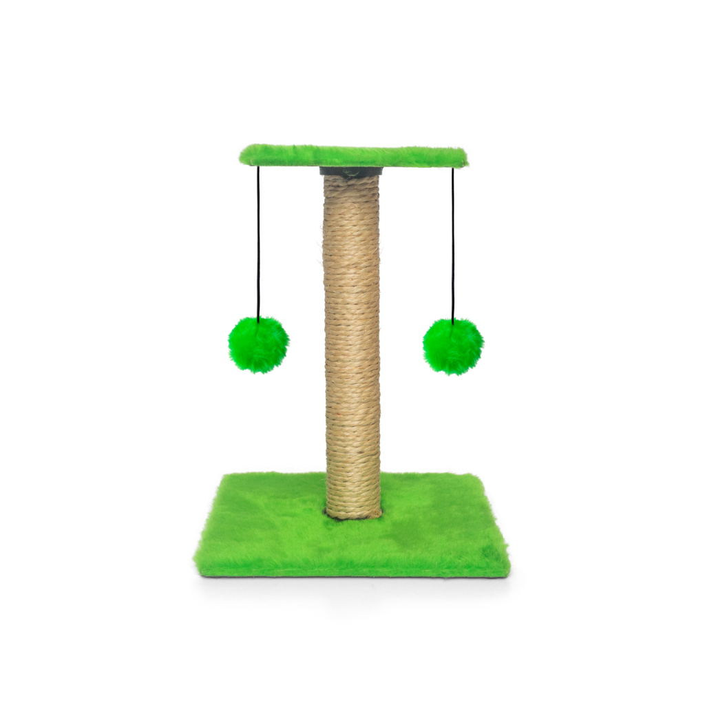 Arranhador Para Gatos Poste Com Brinquedo Gato Duplo Exclusivo