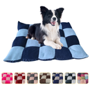 Almofada Pet 50x60 cachorro Gato Cama Conforto Colchonete Quadriculado