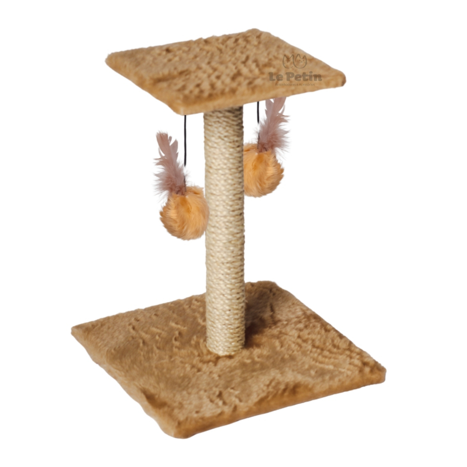 Arranhador Para Gatos Poste com Brinquedo Gato Duplo Exclusivo