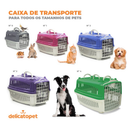 Caixa de Transporte Pet Para Caes Cachorro e Gato Pequeno Medio e Grande