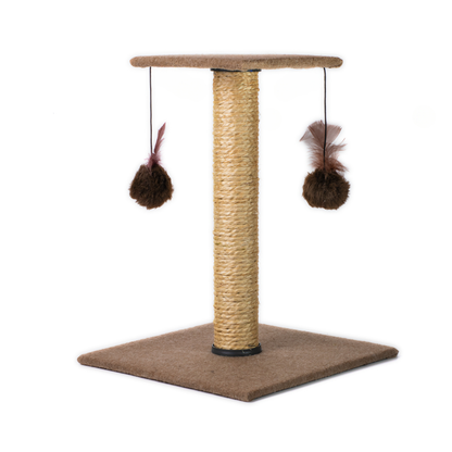 Arranhador Para Gatos Poste Com Brinquedo Gato Duplo Exclusivo