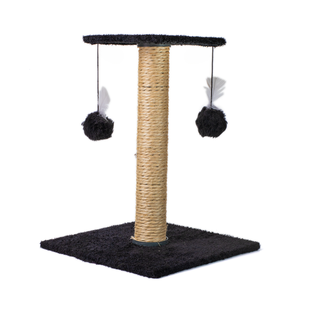 Arranhador Para Gatos Poste Com Brinquedo Gato Duplo Exclusivo
