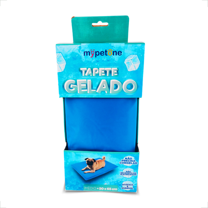 Tapete Gelado Médio E Grande Mypetone - Azul E Rosa