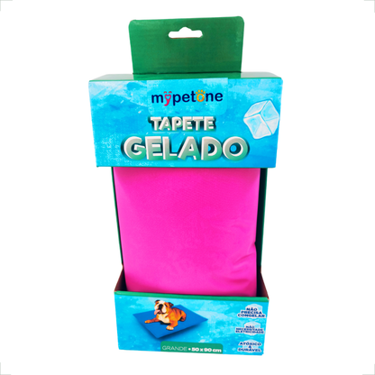 Tapete Gelado Médio E Grande Mypetone - Azul E Rosa