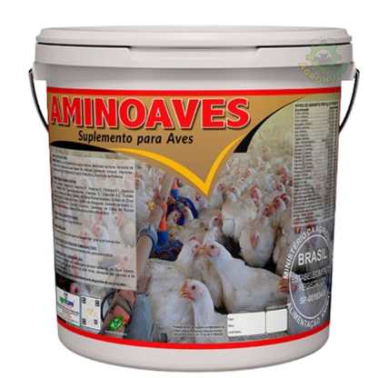 Aminoaves 1Kg - Suplemento para todos os tipos de aves agrocav.