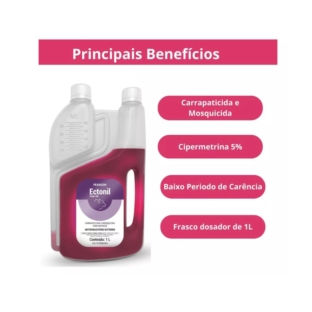 Ectonil 1 Litro Labgard Para Moscas E Carrapatos