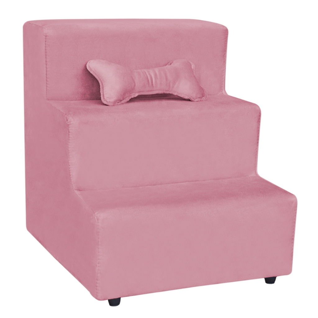 Escada Para Cachorro Gato Pet 3 Degraus